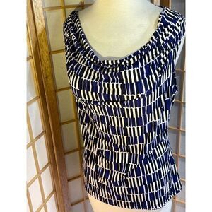 NWT Calvin Klein LP Block Sleeveless Blouse